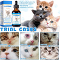 NIFEISHI L-Lysine Liquid Supplement for Cats - for Respiratory Health, Sneezing, Runny Nose & Eye Care - for Cats of All Ages, Easy-to-Use Liquid Drops, 60ml/2oz