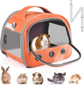 Bissap Guinea Pig Carrier Bag, Portable Small Animal Carrier Pouch for Hamster Chinchilla Rabbit Gerbil Hedgehog Sugar G