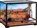 48x20 in Reptile Habitat Backdrop Blue Sky Oasis Desert Terrarium Backdrop
