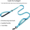iYoShop Double Dog Leash with 3 Extra Traffic Handles, 15-120 lbs