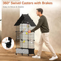 Large Bird Cage with Pullout Tray for Parakeets, Cockatiels, Lovebirds