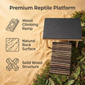 Bearded Dragon Basking Platform Rock with Climbing Ramp, Reptile Basking Platform, Bearded Dragon Basking Rock, Slate Ro