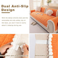 Fall Couch Cover for Dogs Pet Couch Cover for Sofa Washable Dog Sofa Covers Couch Protector for Cushion Fuzzy Non Slip C
