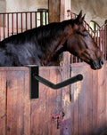 QWORK Saddle Rack, 2 Pack Removable Saddle Rack, Hangs on Stall Walls or Doors, for Western and English Tack Storage