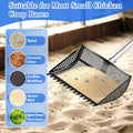 Chicken Poop Scooper Rake 2-in-1,304 Stainless Steel Shovel Head, Chicken Litter Scoop with Handle for Chicken Coop for 