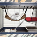 BBTO 3 Pcs Reversible Hanging Hammock Soft Plush for Cat Ferret,Dot