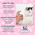 Kenchii Professional Pet Grooming Spray for Kittens and Cats, All-Natural Scented Moisturizing Cat Detangler Spray, Kitten Conditioner Coat Shine Spray, Cat Grooming Supplies