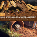 BNOSDM Reptile Soil Substrate Fluffy Small-Strand Reptile Substrate and Snake Bedding Clean Natural Terrarium Bedding fo