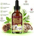 PENORAN Turkey Tail Mushroom Extract Drops for Dogs & Cats, Lipoma, Lumps, Bumps and Warts Treatment, Young Weak & Senior & Low-Vitality & Post-Surgery Pets - Liquid Extract Absorbs Quickly