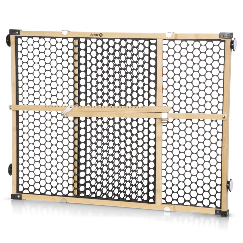 Safety 1st Bamboo Baby Gate for Doorways, No Drill Easy Install, Dog Gates, Fits 28