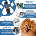 PlexiDor Performance Pet Doors Electronic Dog Door Large Bronze Door Mount
