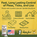 Happy Jack Flea and Tick Powder for Dogs & Puppies, Odorless, 5 oz