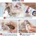 Petnanny Cat Ear Cleaner Solution, Pet Ear Cleaner for Dogs & Cats, Dog Ear Cleaner Non-Stinging Ear Drops with Silver I