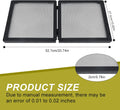 Screen Cover for Hinged Door, Aquarium Lid for 10 Gallon Fish Tank