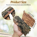 BNOSDM Cork Bark for Reptiles 0.6 LB Bulk Natural Cork Flats for Terrarium