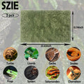 kathson 2 PCS Reptile Carpet Mat Terrarium Bedding Substrate Liner Mat Imitation Rainforest Crawler Mats for Snakes Bear