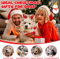 Christmas Squeaker Dog Toys Interactive Durable Dog Chew Toys Reindeer Plush Toy for Puppy Small Dogs Medium Dogs and La