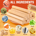 150g/5.29oz Dehydrated Salmon Sticks for Dog,Natural Salmon and Carrots,Easy to Digest and High Protein,for Daily Dog Tr