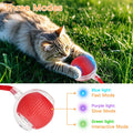 Goosheep 2025 New 3Pack Cat Ball Kitten Toys for Indoor Interactive Kitty Ball Toy Speedy Tail 360° Automatic Rolling(Re