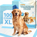 Super Absorbent Leakproof Disposable Dog Pee Pads, 100 Count
