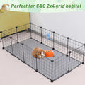 2Pack Guinea Pig Cage Liners, 24''X48'' Washable Guinea Pig Pee Pads, Non Slip Reusable Super Absorbent Guinea Pig Train