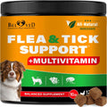 Beloved Pets Flea & Tick Support Soft Chews for Dogs + Multivitamin (10 oz)