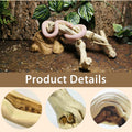 BNOSDM Reptile Branches, 9.5-11.4inch Snake Climbing Branch, Terrarium Wood Branch Decor, Bearded Dragon Tank Climbing A