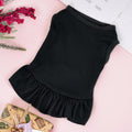 Dog Dresses Cat Skirt Solid Color Dog Clothes Summer Sleeveless Puppy Girl Clothes for Small Pet Dogs Cats