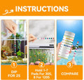 175-Count 8-Way Aquarium Test Strips with Ammonia-Fish Tanks&Ponds
