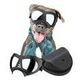 NVTED Dog Goggles Big Area Dog Sunglasses, Large Breed Windproof Snowproof Eye Protection Pet Glasses for Outdoor Driving Cycling (Large)
