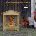 Chicken Nesting Box 3 Compartments - Wall Mount Wooden Egg Laying Nest Box for Chicken Coop, Easy to Assemble & Versatil