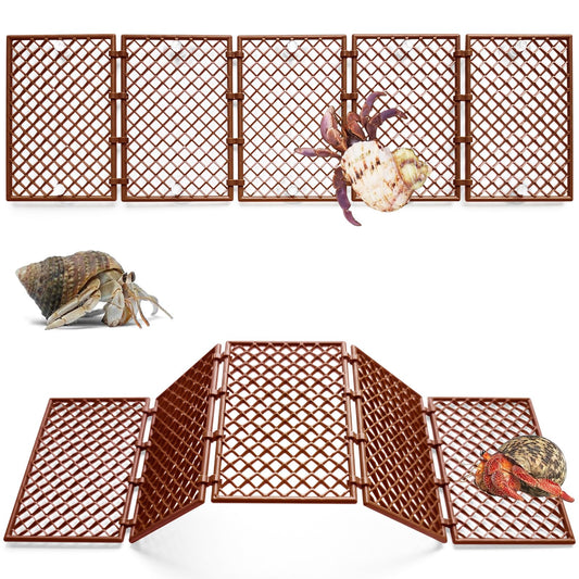 Hermit Crab Climbing Toys | 5 Pcs DIY Mesh Hermit Crab Ladder | Hermit Crab Tank Enrichment Decor | Hermit Crabs Decoration Accessories Supplies Toys Ornaments