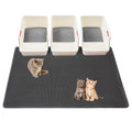 Cat Litter Mats-Extra Large 47''x36'' Litter Trapping Mat for Cat-XXL Litter box Matt for Floor-2 Layer Catcher Rug for Pet kitty Litterbox-Waterproof Urine Proof,Non-Slip