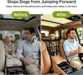 KINIVA Dog Car Barrier, Upgraded 22.4"x22.6" Pet Barrier for Cars, Heavy Duty Mesh Dog Net Between Front Seats, Double-L