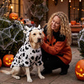 FLAdorepet Halloween Dog Cow Costume Outfits for Small Medium Large Dog,6XL