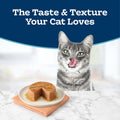 Blue Buffalo Tastefuls Wet Cat Food Paté Variety Pack (Chicken, Salmon, Ocean Fish & Tuna) for Adult Cats, Made with Natural Ingredients, 3-oz. Each (12 Cans)