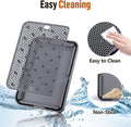 Cat Litter Box Step, Large Cat Litter Ramp with Filter Function, Dark Grey