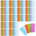 100 Pcs Pet Flea Combs, Double Sided Fine & Wide Tooth Comb for Cats and Dogs, 5-Color Assortment for Tear Stain Removal, Flea, Lice, and Dandruff Grooming Tool