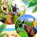 Qualirey 12 Pieces Horse Fly Mask Bulk, Medium, Flower Patterns