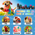 12 Pack Dog Hair Color Dye Temporary Non-toxic Vibrant Colors Washable Pet Safe Paint for Dog Cat Animals