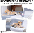 SILLY LEGACY Thin Reversible Waterproof Protective Bed Cover (King Size, 100 x 96 inch), for Pets, Babies; Incontinence, Dirt, Drool
