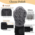 PETLOFT Non-Slip Dog Socks, Prevent Licking, Slipping, and Scratching, Enhance Traction, Suitable for Medium to Large Do