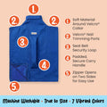 Cat-in-the-Bag Cozy Comfort Carrier - Large Cobalt Blue Cat Carrier Soft for Grooming, Vet Visits, Medication Administra