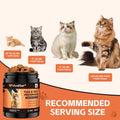 Flea & Tick Treatment for Cats – Natural Flea, Tick & Mosquito Prevention with Brewer’s Yeast, Coconut Oil – Skin & Coat
