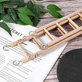 Bird Ladder for Cage, 3 PCS Bird Cage Ladder Wooden Hanging Parrot Wood Step Parakeet Ladders Climbing Small Wooden Ladd