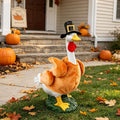 Fall Porch Goose Outfits Thanksgiving Turkey Porch Goose Outfit Costume Lawn Courtyard Garden Harvest Decoration