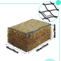 Riakrum 2 Pcs 47 x 20 x 20 Inch Large Square Bale Hay Net Horse