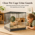 12 Pack Hamster Cage Liner, Clear Cage Accessories Urine Guards