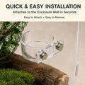 Jumping Spider Enclosure Accessories, Feeding Kit with Acrylic Bowl