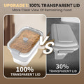 DDMOMMY 20-23 Lbs Dog Food Storage Container, Collapsible Dog Food Container with Transparent Airtight Lid,Multifunctional Pet Food Storage Container for Dog Cat,Rice,Flour,Pet Food Scoop and Dog Bowl